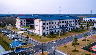 湖北德永盛紡織生產(chǎn)基地航拍圖