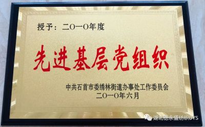湖北德永盛紡織-先進(jìn)基層黨組織