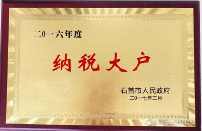 德永盛紡織2016年納稅大戶(hù)
